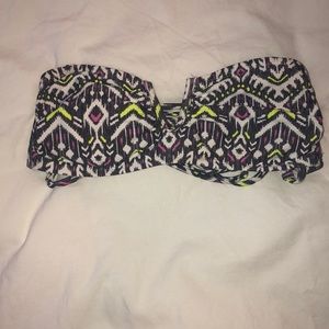 Strapless bikini top
